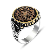 Tulip Model Sufism Nothingness Silver Ring for sale